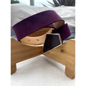 One of a Kind Banana Republic Purple Suede Leather Belt - Size Small